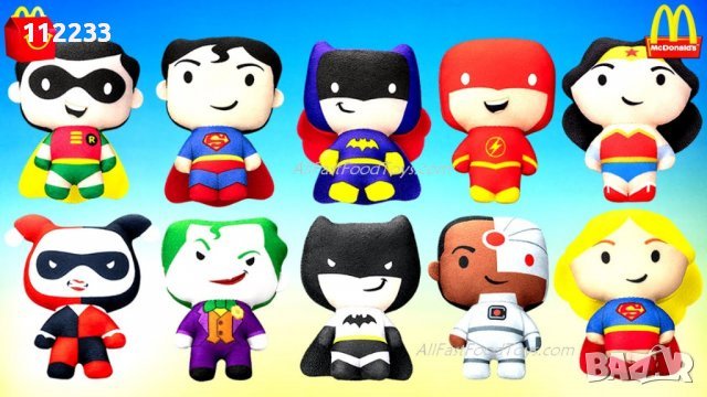DC Comics McDonald's-Мак Доналдс, снимка 2 - Плюшени играчки - 42714244