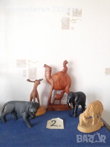Стари дървени статуи на животни, от различни автори, години, държави. , снимка 9 - Статуетки - 52544011