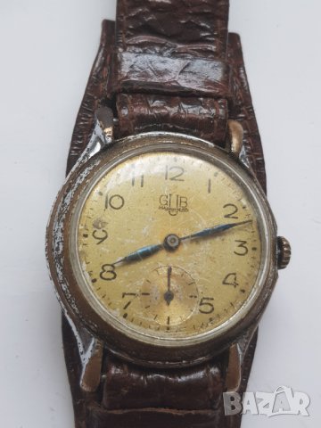 Мъжки часовник GUB Glashutte 60 ANTIMAGNETIC GERMANY, снимка 3 - Антикварни и старинни предмети - 37692758
