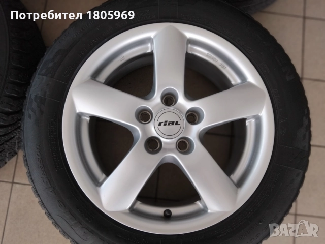 4бр. ал джанти Rial (Germany) 5x112 , 7x16 , ET42 , централен отвор 57,1мм, снимка 2 - Гуми и джанти - 51795313