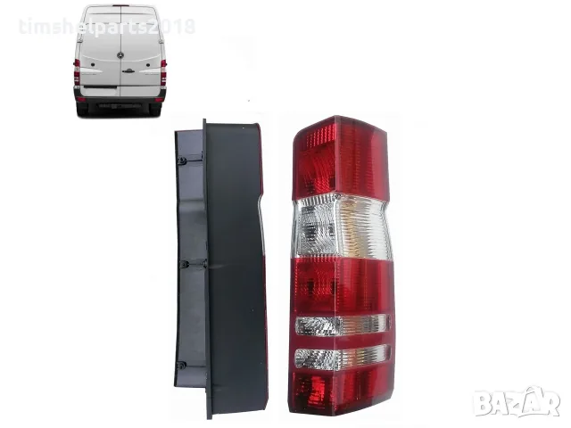 Стоп с ПЛАТКА за Mercedes Sprinter W906 от 2006 до 2018 год. - Пасажерска страна