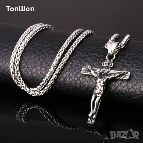 Кръстче от Медицинска стомана - Христос - 3 модела, снимка 4 - Колиета, медальони, синджири - 18395770
