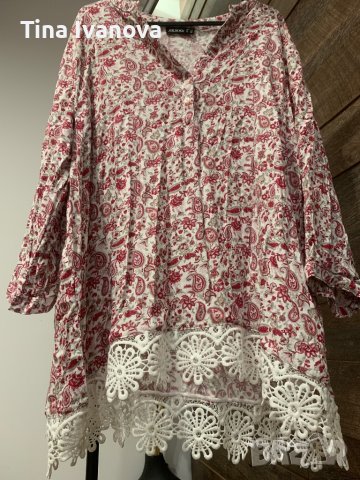 Блуза с дантела Janina, снимка 1 - Блузи с дълъг ръкав и пуловери - 42905729