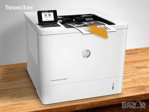 Принтер HP LaserJet Enterprise M608dn, снимка 3 - Принтери, копири, скенери - 56451187