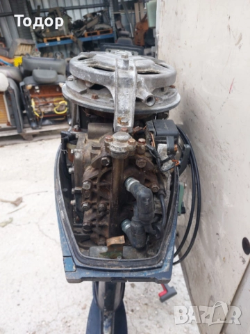 Продавам извънбордов двигател YAMAHA 25HP, работещ, внос от Италия. Може и за части., снимка 5 - Воден транспорт - 51741441
