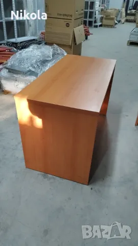 Бюро 70/140см и 120/60см височина 74см цбят череша , офис маса 2бр , снимка 4 - Бюра - 49277829