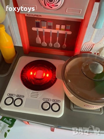 Малка кухня с мивка с течаща вода - 46 см. - розова или синя, снимка 9 - Образователни игри - 51699993