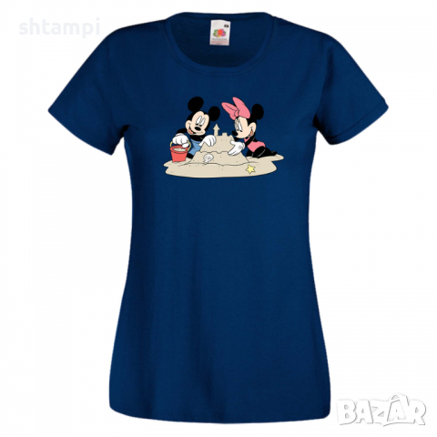 Дамска тениска Mickey & Minnie 4, снимка 6 - Тениски - 36526217