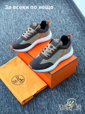 Hermes Мъжки Маратонки👟Мъжки Спортни Обувки Хермес - Различни Цветове Код SEM-661, снимка 4 - Маратонки - 55933671