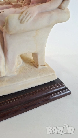Фигура на влюбена двойка под чадър - L'Arte nel Mondo, Италия
, снимка 7 - Статуетки - 53965445