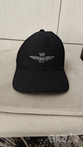 Aeronautica Militare черна шапка оригинал, снимка 4 - Шапки - 52524669