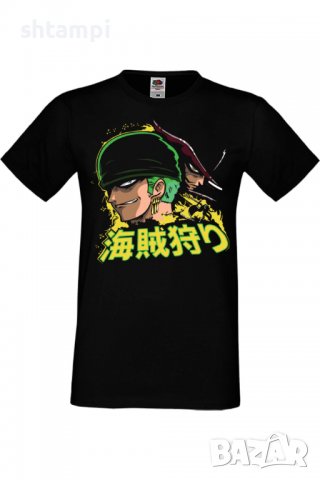 Мъжка тениска One Piece Roronoa Zoro 02,Анимация,игра,Празник,Повод,, снимка 2 - Тениски - 38122220
