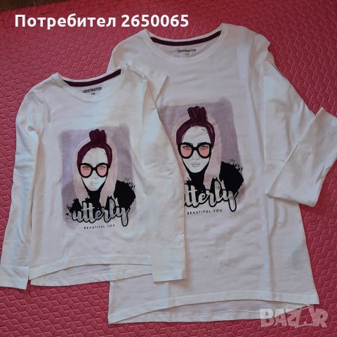 Ново! Блузки за мама и дете! 100%памук, снимка 2 - Детски Блузи и туники - 30176736