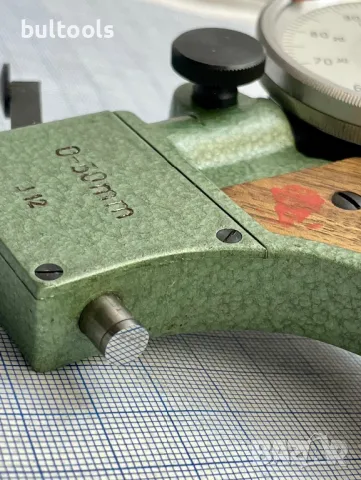 Микрометър с индикатор 0-50мм./0.01мм., снимка 8 - Други машини и части - 48867667