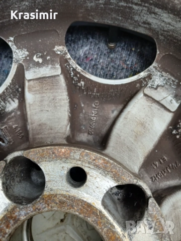Оригинални алуминиеви джанти Mercedes 16” 5x112 – 7.5J ET41 (Made in Belgium), снимка 7 - Гуми и джанти - 52014704