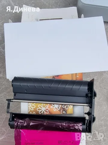 Малък принтер HP за снимки, снимка 10 - Принтери, копири, скенери - 49730204