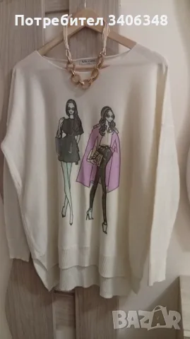 Блуза( туника). Размер XL/ XXL, снимка 5 - Блузи с дълъг ръкав и пуловери - 56544451