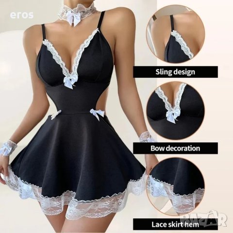 КОСТЮМЧЕ КАМЕРИЕРКА код 0031, снимка 4 - Бельо - 18177450