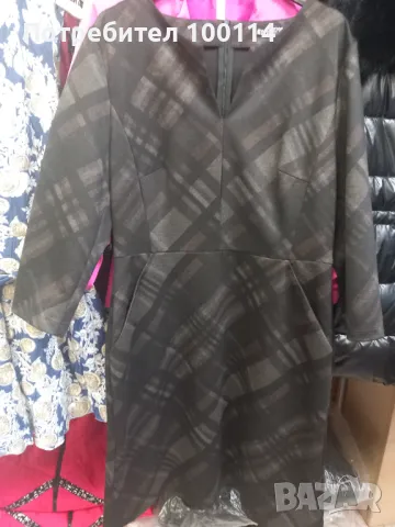 Рокля каре  размер XL нова, снимка 1