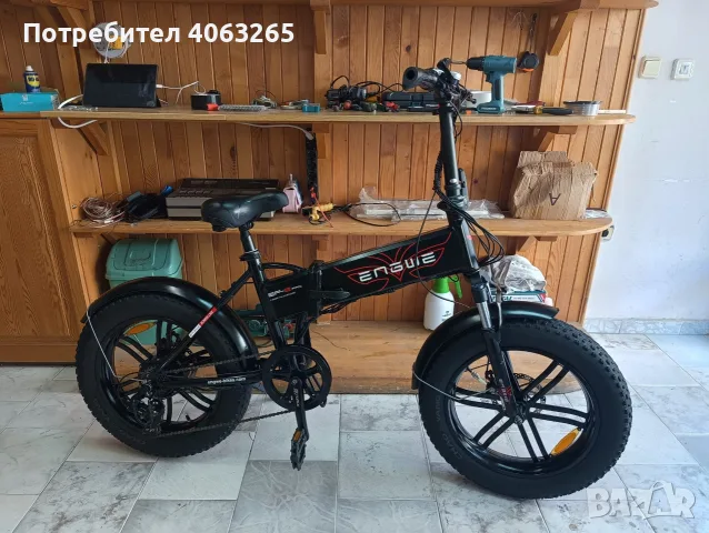 Електрически велосипед Engwe 20 цола , снимка 6 - Велосипеди - 55775097