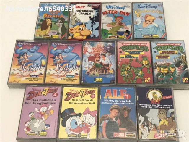Супер колекция от детски аудио касетки на Disny, снимка 1