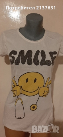 ДАМСКИ ТЕНИСКИ , БЛУЗИ - Размер S / M - 2 евро , снимка 10 - Тениски - 51631256