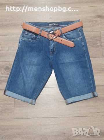  Къси панталони с колан - бермуди код 84, снимка 2 - Къси панталони - 54010154