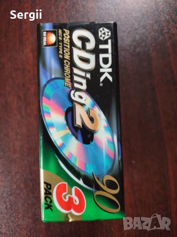 TDK CDing2 chrome 3pack, снимка 3 - Аудио касети - 39346314