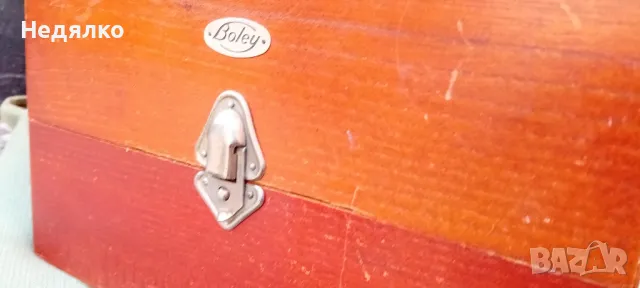 Винтидж немски часовникарски замбалък Boley, снимка 4 - Антикварни и старинни предмети - 47855133