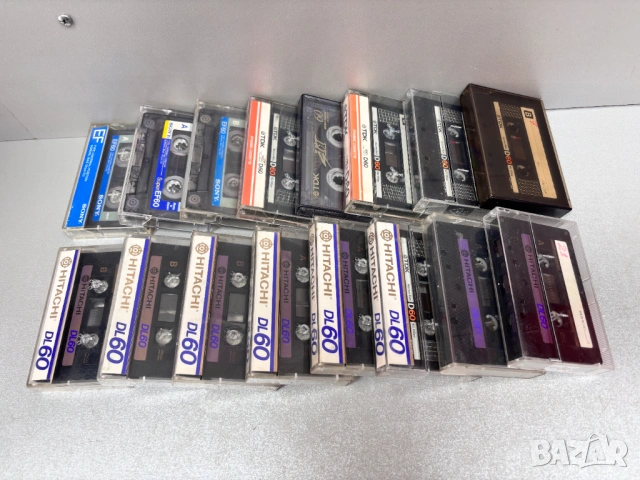 Аудио касети HITACHI, TDK, SONY /16 броя за 15,00€/