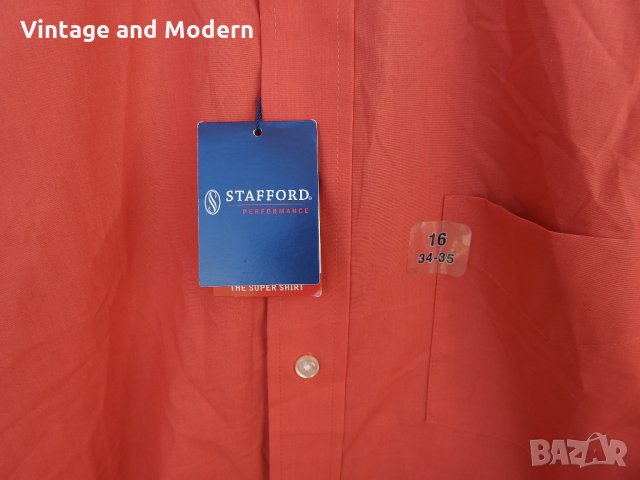 STAFFORD нова официална мъжка риза (L), снимка 3 - Ризи - 34148356