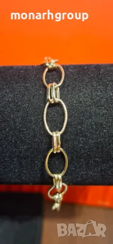 Златна гривна/585/, снимка 2 - Гривни - 56153613