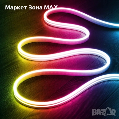 Водоустойчиво осветление, RGB 4.5 метра лента, снимка 7 - Лед осветление - 52863149