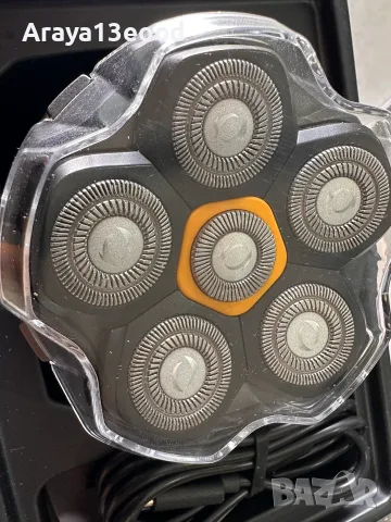 DOAO A6 Head Shaver – Водоустойчива електрическа самобръсначка за глава и лице с 6D плаваща глава, снимка 7 - Електрически самобръсначки - 55817694