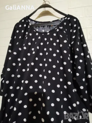 СТРАХОТНА ТУНИКА НА ТОЧКИ 2XL-3XL, снимка 3 - Туники - 49858711