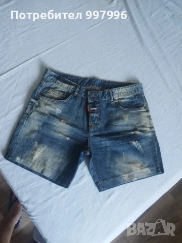 къси дънки- DSQUARED- унисекс-XL размер
