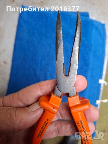 DOWIDAT 158 А-3/SKANDIA GERMANY/остри закривени  човки, снимка 12 - Клещи - 44209662