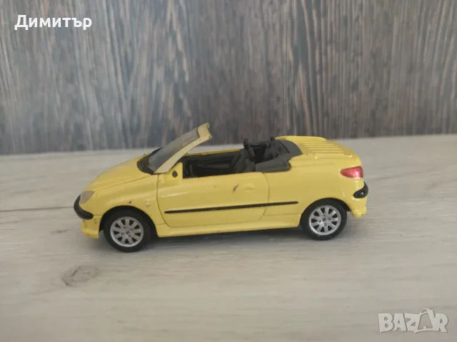 Метална количка Peugeot 206  !!!, снимка 2 - Колекции - 55923625