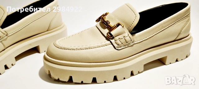 Обувки Massimo Dutti кравешка кожа номер 37 Стелка 24cm , снимка 10 - Дамски ежедневни обувки - 53297628