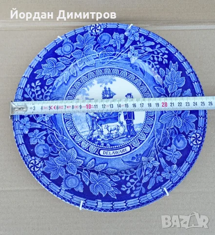 порцеланово плато за стена , снимка 3 - Антикварни и старинни предмети - 56155334