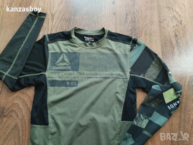 Reebok CrossFit Compression - мъжка блуза р-р M, снимка 3 - Блузи - 54242513