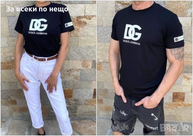 Dolce&Gabbana Унисекс Тениска👚👕Дамска Тениска Долче И Габана👕Мъжка Тениска Код LFS572