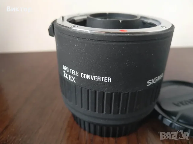 Телеконвертор за Canon EF, Sigma APO tele converter 2x ex, снимка 2 - Обективи и филтри - 55905738