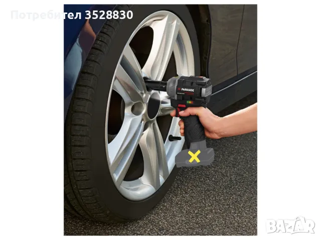 Акумулаторен ударен гайковерт Parkside Performance PPDSSA 12 A1, снимка 4 - Винтоверти - 47406570