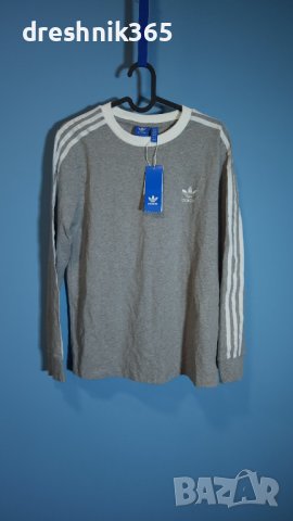  Adidas 3-Stripes Блуза/Дамска M, снимка 2 - Блузи с дълъг ръкав и пуловери - 44471254