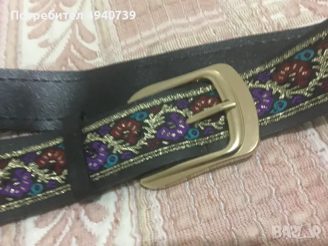 интересен цветен дамски колан, снимка 2 - Колани - 56535591