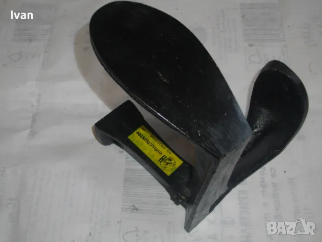 НОВА НЕМСКА ОРИГИНАЛНА ТРИСТРАННА НАКОВАЛНЯ 170мм/2,2 кг ТИП ОБУЩАРСКА СТАРО КАЧЕСТВО, снимка 18 - Други инструменти - 48269446