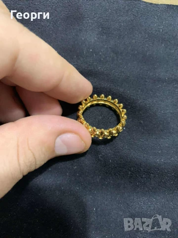 Cartier пръстен с мойсанити , снимка 3 - Пръстени - 51398496