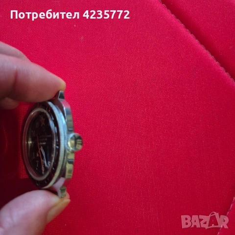 Рядък колекционерски механичен винтидж часовник Восток Командиские 17камъка. , снимка 3 - Мъжки - 54361060