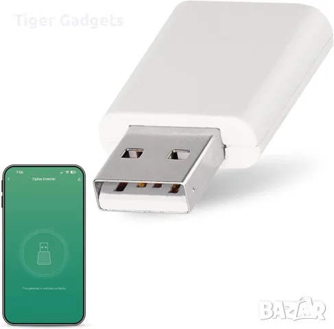 EMOS GoSmart Mini ZigBee усилвател на сигнал USB 3.0 – IP-2213Z, снимка 2 - Смарт домашни устройства (Smart Home) - 56010502